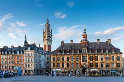 La Grand'Place de Lille et le beffroi — garde partagée à Lille